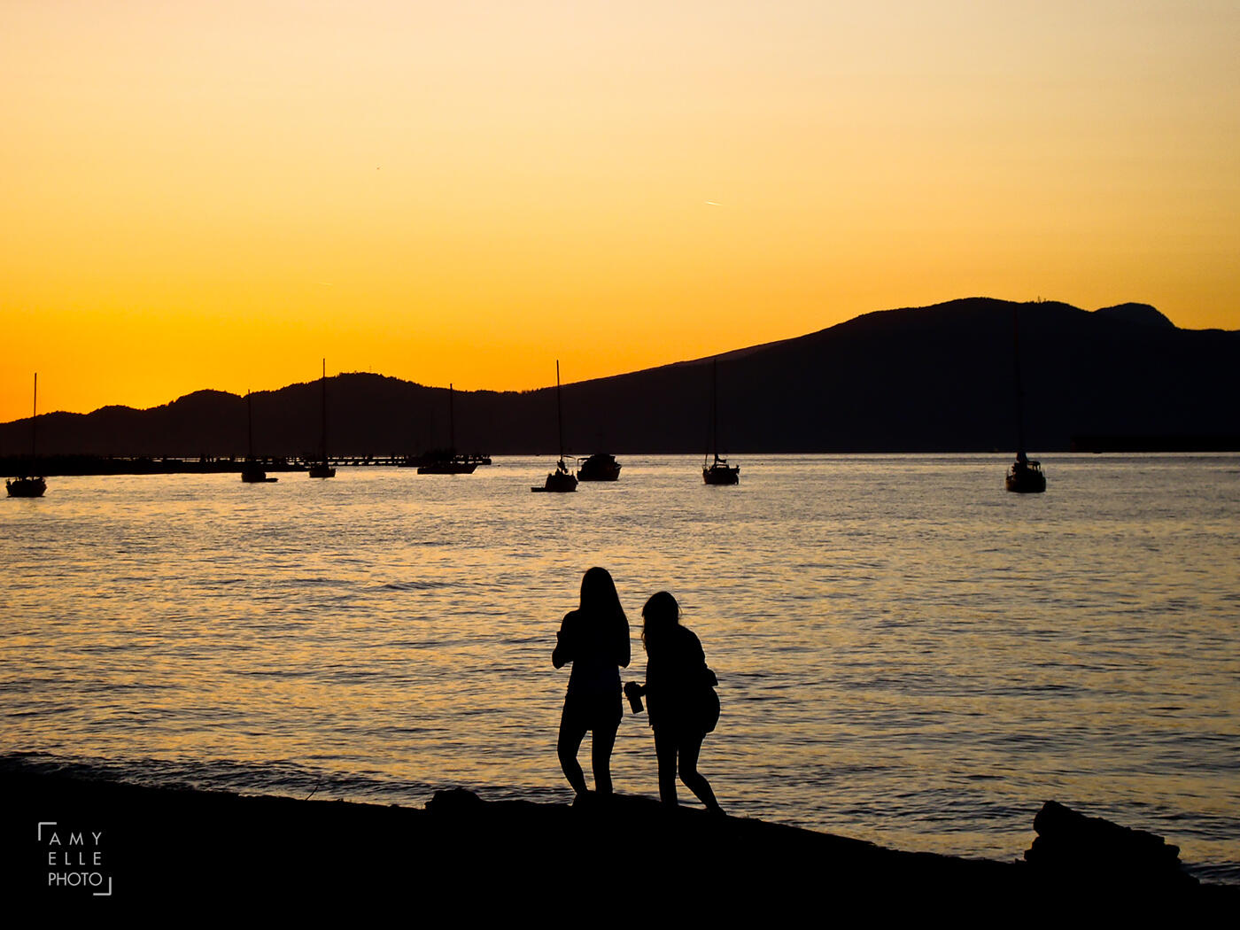 Jericho Beach sunset, Vancouver, Canada