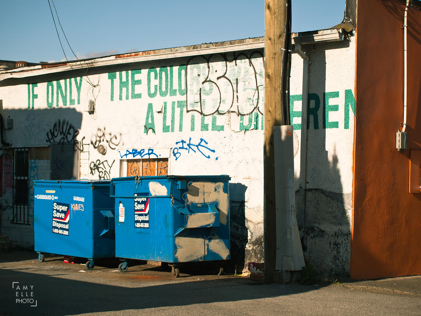 Mural art on Main Street in Little Mountain, Vancouver
