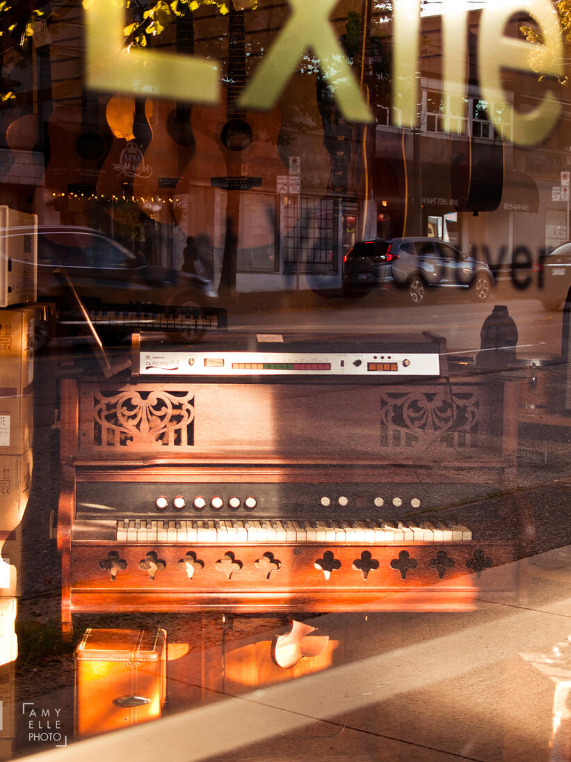 Exile Guitar Music shop in East Van